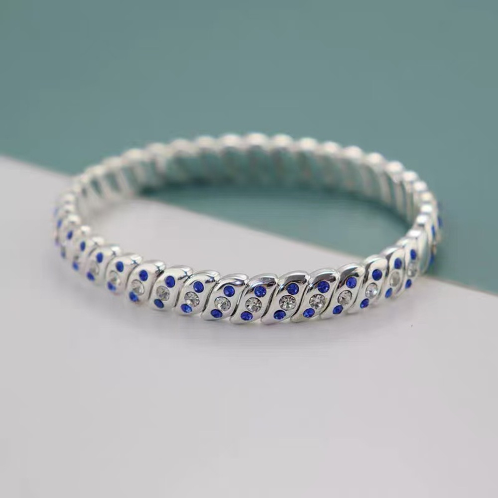 Roxanne Assoulin -  Bit X Bit Silver Stretch Bracelet
